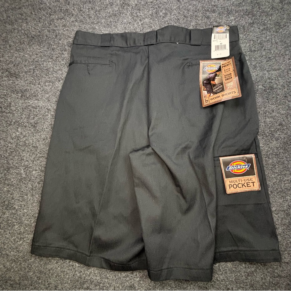 Dickies Men Work Shorts Size 42 Charcoal Gray Solid Twill Work Loose Fit 13" NWT - Picture 12 of 15